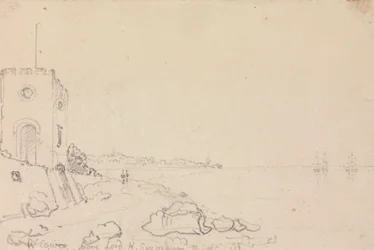 West Cowes dalla casa da bagno di Lord Henry Seymour, ottobre 1825