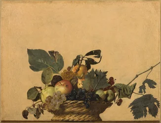 Italian: Canestra di frutta Basket of Fruit