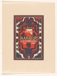 Annuncio per la fiera di Utrecht 1917