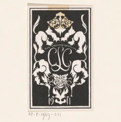 Ex libris di Carel Lion Cachet