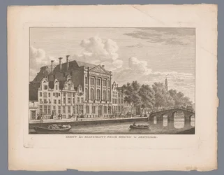 Veduta di Felix Meritis ad Amsterdam