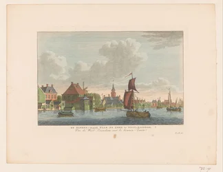 Veduta del villaggio di Westzaandam visto sull