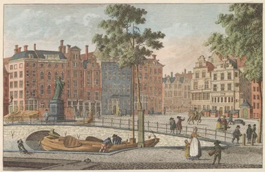 Grote Markt a Rotterdam, ca. 1790