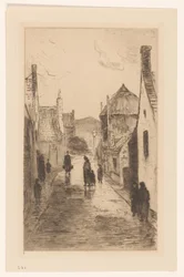 Veduta di strada a Katwijk