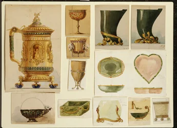 Selezione di disegni, Casa di Carl Faberge