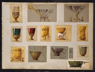 Selezione di disegni, Casa di Carl Fabergé