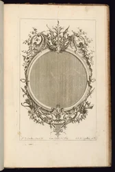 Cornice con due volute di foglie, Terzo libro delle cornici