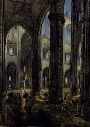 Rovine di una chiesa gotica, 1826