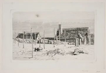 Veduta di Hornbæk. Domenica mattina
