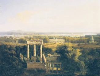 vista da Ruinenberg a Sansouci