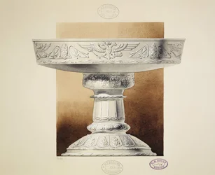 Design di una ciotola per sottaceti. Serie La dote della Granduchessa Maria Pavlovna, 1907-1908