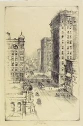 Hennepin Avenue sotto la Sesta Strada