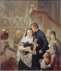 Matrimonio nella chiesa di Londorf