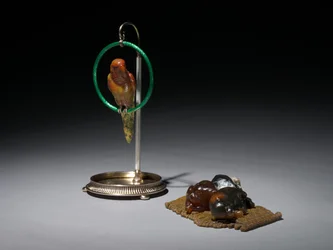 Cuccioli su un tappeto, fine 1800s-inizio 1900s