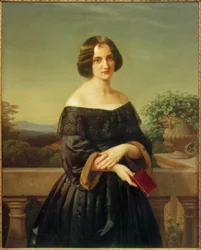 Marie Wiegmann / Dipinto di Carl Ferdinand Sohn