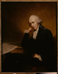 Ritratto di James Watt, inventore, ingegnere meccanico e chimico scozzese