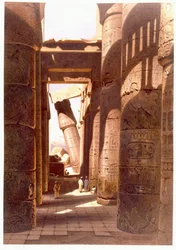 Rovine del Tempio di Karnak, 1874