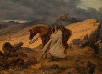 Crociato di guardia in montagna. 1836