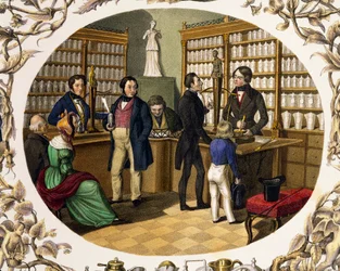 Interno di una farmacia austriaca