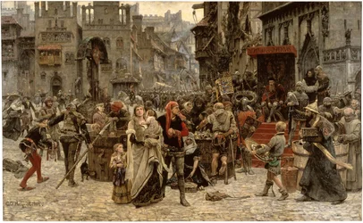 Svedese: Valdemar Atterdag chiede il riscatto di Visby nel 1361
 Valdemar Atterdag tiene Visby in riscatto, 1361