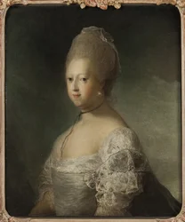 Ritratto di Caroline Matilda di Gran Bretagna, regina di Danimarca