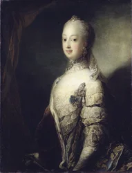 Ritratto di Sofia Maddalena di Danimarca, regina di Svezia e Finlandia