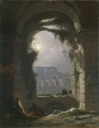 Il Colosseo di notte, primi anni 1830