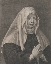 Ritratto di una suora in preghiera, ca. 1771