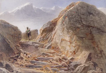 Ai piedi del Watzmann, Alpi Bavaresi, 1857