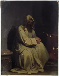 Ritratto di un Monaco Seduto, 1847