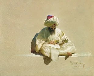 La scrittrice di lettere, 1891