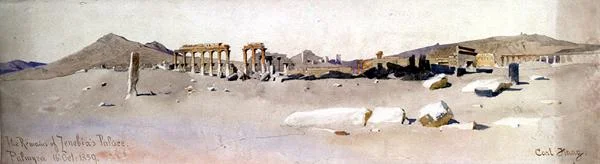 I resti del Palazzo di Zenobia, Palmira