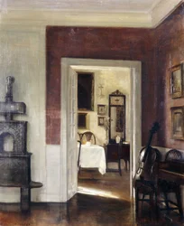 Un Interno con un Violoncello