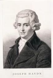 Joseph Haydn (1732-1809) inciso da F.A. Andorff