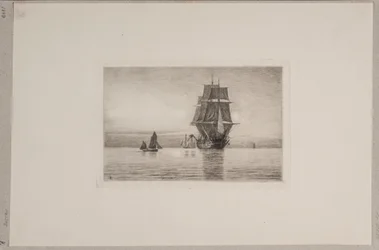 Sera tranquilla nel Mare del Nord