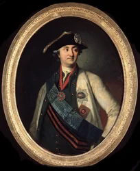 Ritratto del conte Alexei Grigorievitch Orlov (1737-1808), comandante delle Forze navali russe