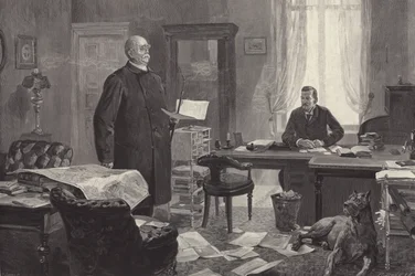 Bismarck che detta le sue memorie