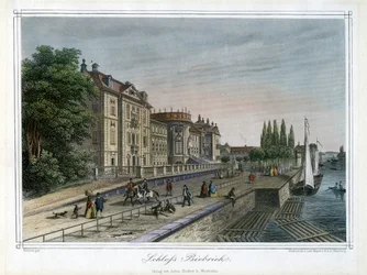 Palazzo di Biebrich, Wiesbaden, Germania, c1820