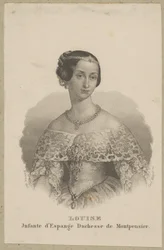 Maria Ludwika Ferdynanda di Spagna (propriamente María Luísa Fernanda de Borbón, 1832 Madrid - 1897 Siviglia) - infanta di Spagna e duchessa di Montpensier
