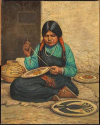 Placche di tessitura della donna Hopi