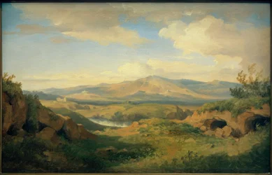 C.Morgenstern, Vista sulle grotte di Cervara