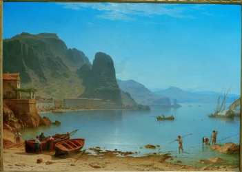C. Morgenstern, Terracina con scoglio dei pesci