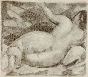 Nudo femminile, sdraiato