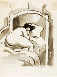 Nudo femminile reclinato