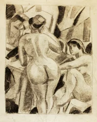 Gruppo di nudi femminili