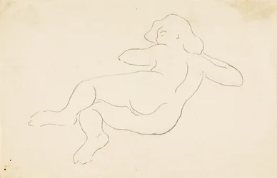 Nudo femminile reclinato