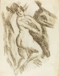 Nudo femminile reclinato
