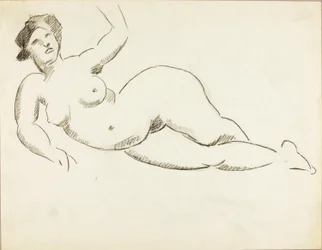 Nudo femminile reclinato