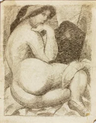 Nudo femminile reclinato