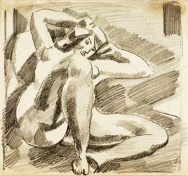 Nudo femminile reclinato
